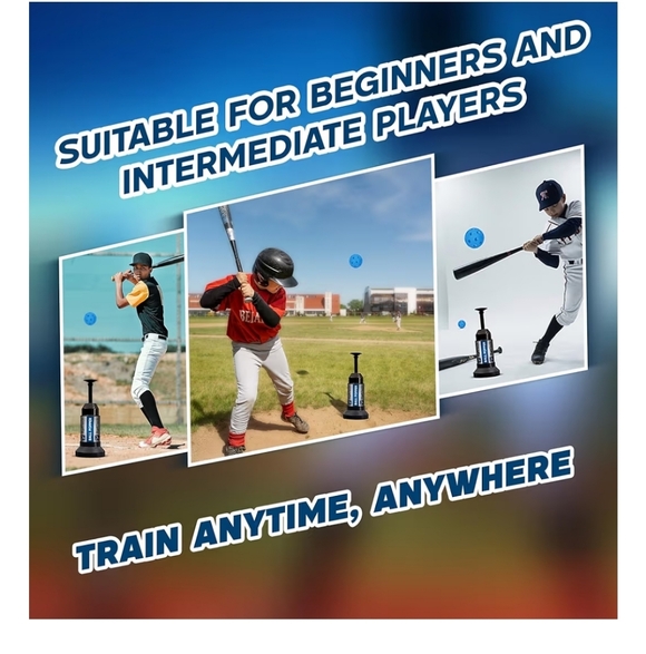 Tee Popper Baseball Training - Picture 2 of 7